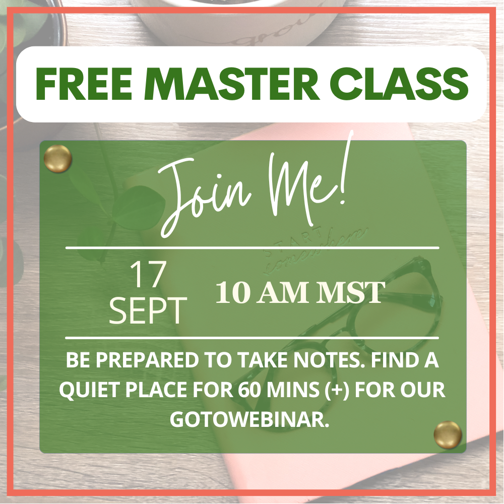 Be prepared with a notebook and pen. Find a quiet place for 60 mins + for our G0ToWebinar call. Be prepared with a notebook and pen. Find a quiet place for 60 mins + for our G0ToWebinar call.